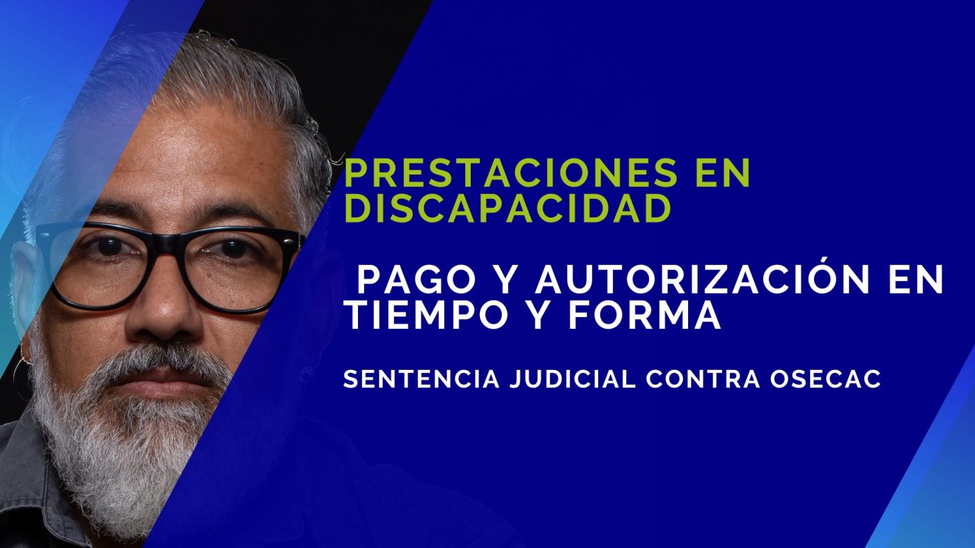 Pago de prestaciones de discapacidad