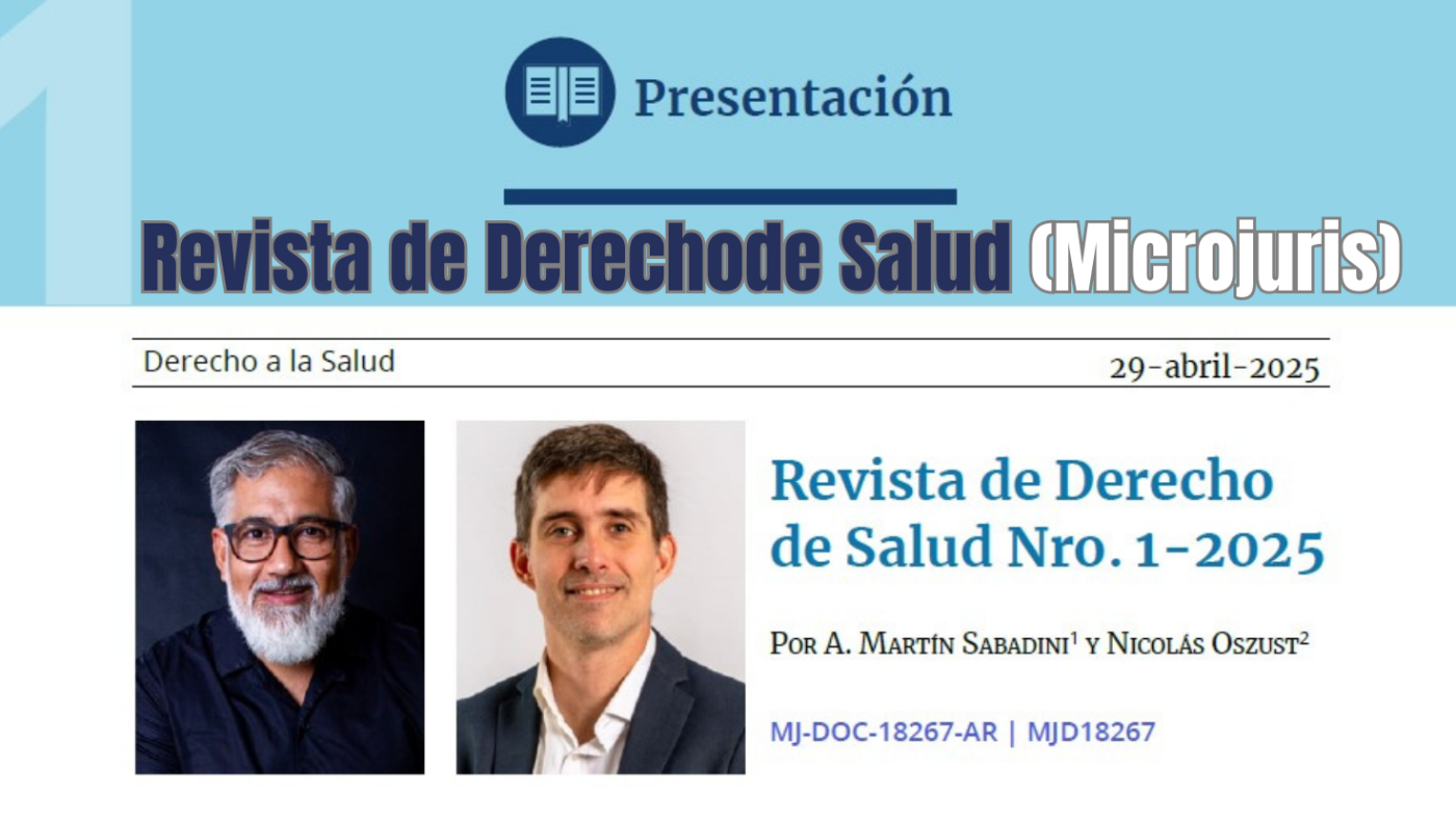 Revista de Derecho de Salud